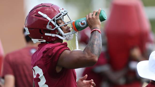 Malachi Moore, Alabama practice - August 12, 2022
